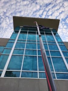 Cleaning Large Commercial Window